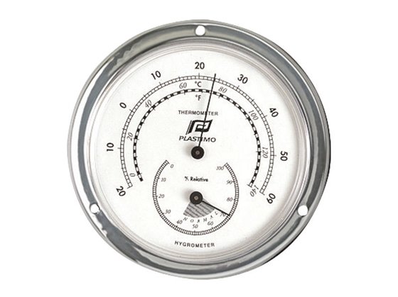 Termometre - Higrometre 7,5 cm Görseli