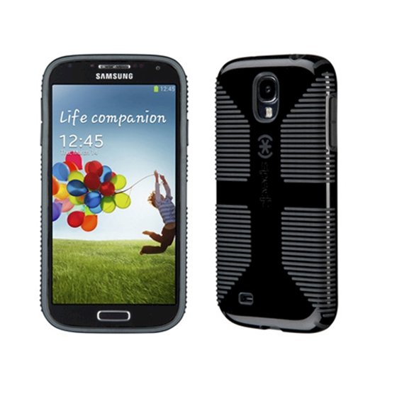 Kılıf CandyShell Grip Sert Samsung Galaxy S 4 Barut Grisi, Siyah Görseli