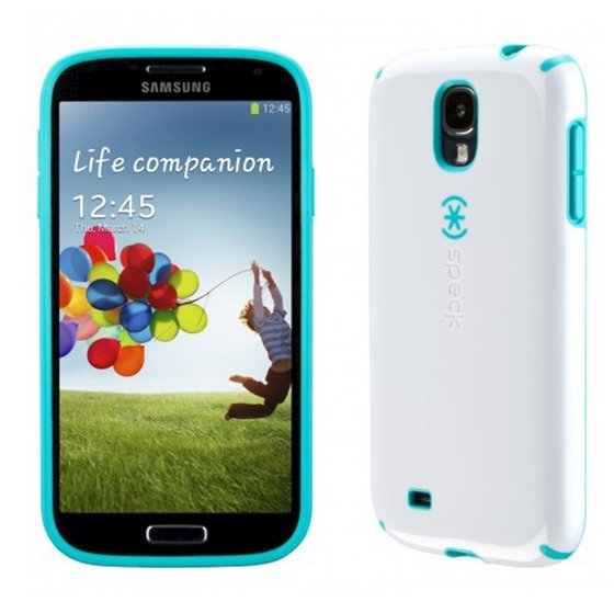 Kılıf CandyShell Sert Samsung Galaxy S 4 Beyaz, Deniz Mavi Görseli