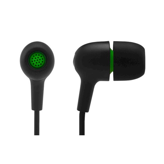 Mikrofonlu Kulakiçi Kulaklık Siyah,Yeşil Görseli