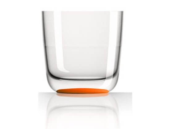 Kırılmaz Viski Bardağı - Turuncu - 285 ml. Görseli