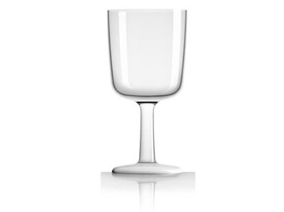 Kırılmaz Şarap Bardağı - Beyaz - 300 ml. Görseli