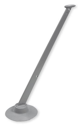 Bayrak Direği - Plastik - Gri - 30 cm. Görseli