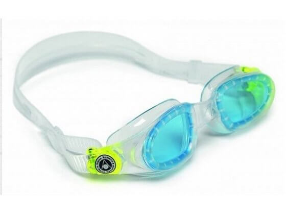 Yüzücü Gözlüğü - Mako - Lime Buckles (Blue Lens) Görseli