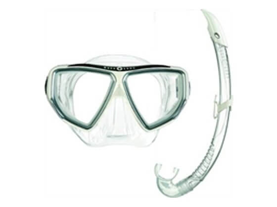 Maske/Şnorkel Set - Combo Oyster - Arctic White Görseli