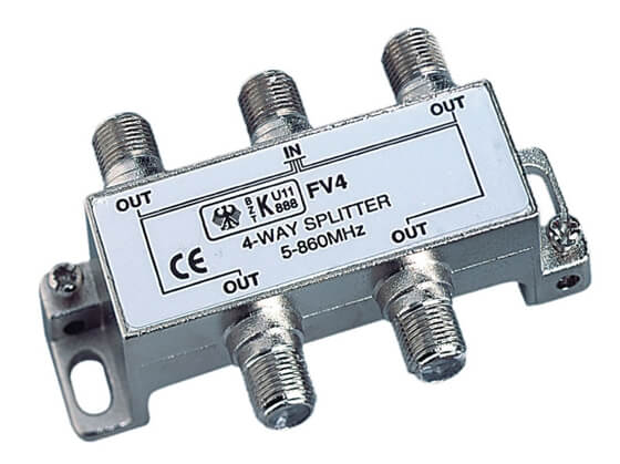 Anten Sinyal Bölücü - 4 çıkışlı Görseli