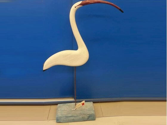 Ahşap Flamingo Görseli