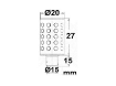 Led - Seyir Feneri - BAY 15D -12V/ 1,8W Görseli