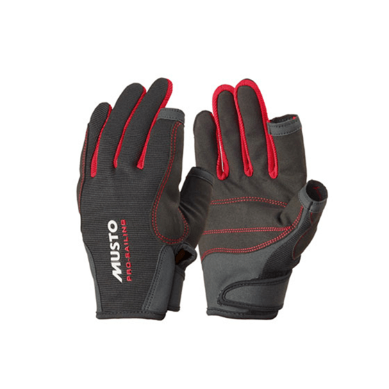 Eldiven - Unisex - Essential Sailing Gloves L/F - Black Görseli