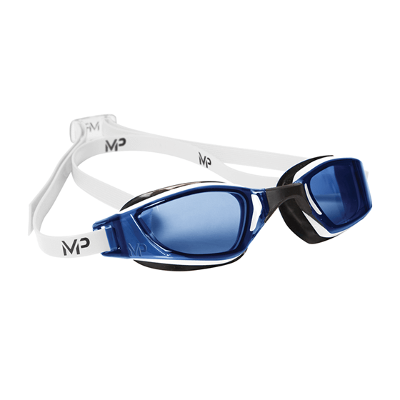 Yüzücü Gözlügü - Xceed Mavi Lens - Siyah/Beyaz Çerçeve Görseli