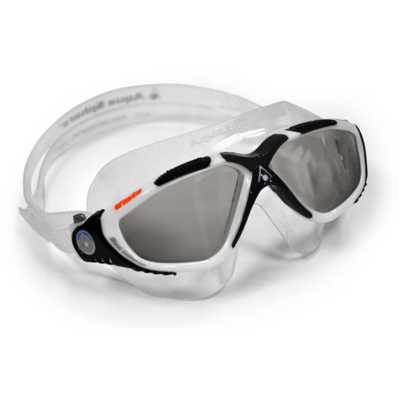 Yüzücü Gözlügü - Vista Beyaz-Siyah Koyu Renk Lensli  Görseli