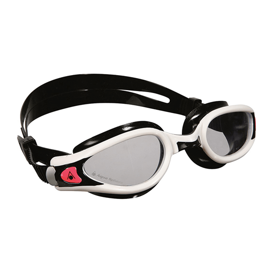 Yüzücü Gözlügü - Kaiman Exo Lady Seffaf Lens - Beyaz/Siyah Çerçeve Görseli