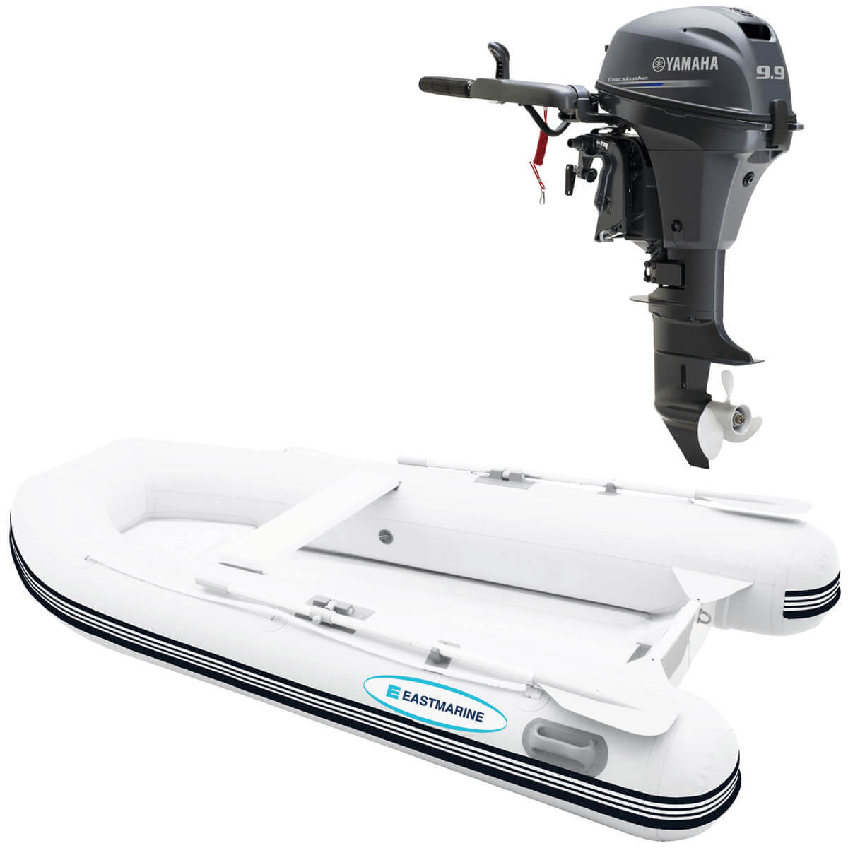 Fiber Tabanlı 310 RIB & YAMAHA 9.9HP KISA ŞAFT | East Marine