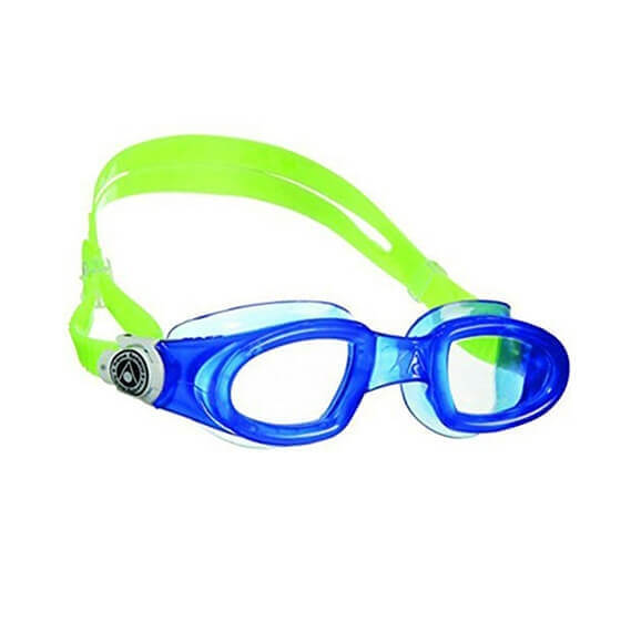 Yüzücü Gözlüğü - Mako Şeffaf Lensli - Mavi/B.Beyaz Görseli