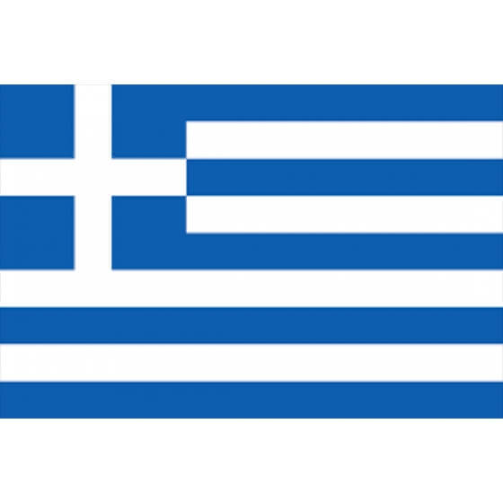 Bayrak - Yunan - Nakışlı - 30X45 cm Görseli