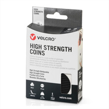 VELCRO® Brand HIGH Strength Fastener - Yuvarlak - 45mm x 6 Adet - Siyah
