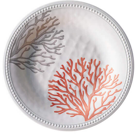Yemek Tabağı - Harmony Coral - 6 Parça Görseli