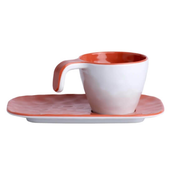 Espresso Seti - Summer Coral - 6 Kişilik Görseli