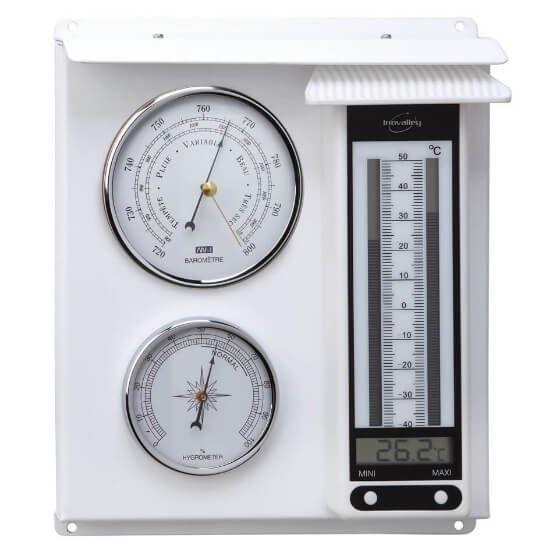 Barometre / Higrometre - Dijital Termometre - Alüminyum Görseli