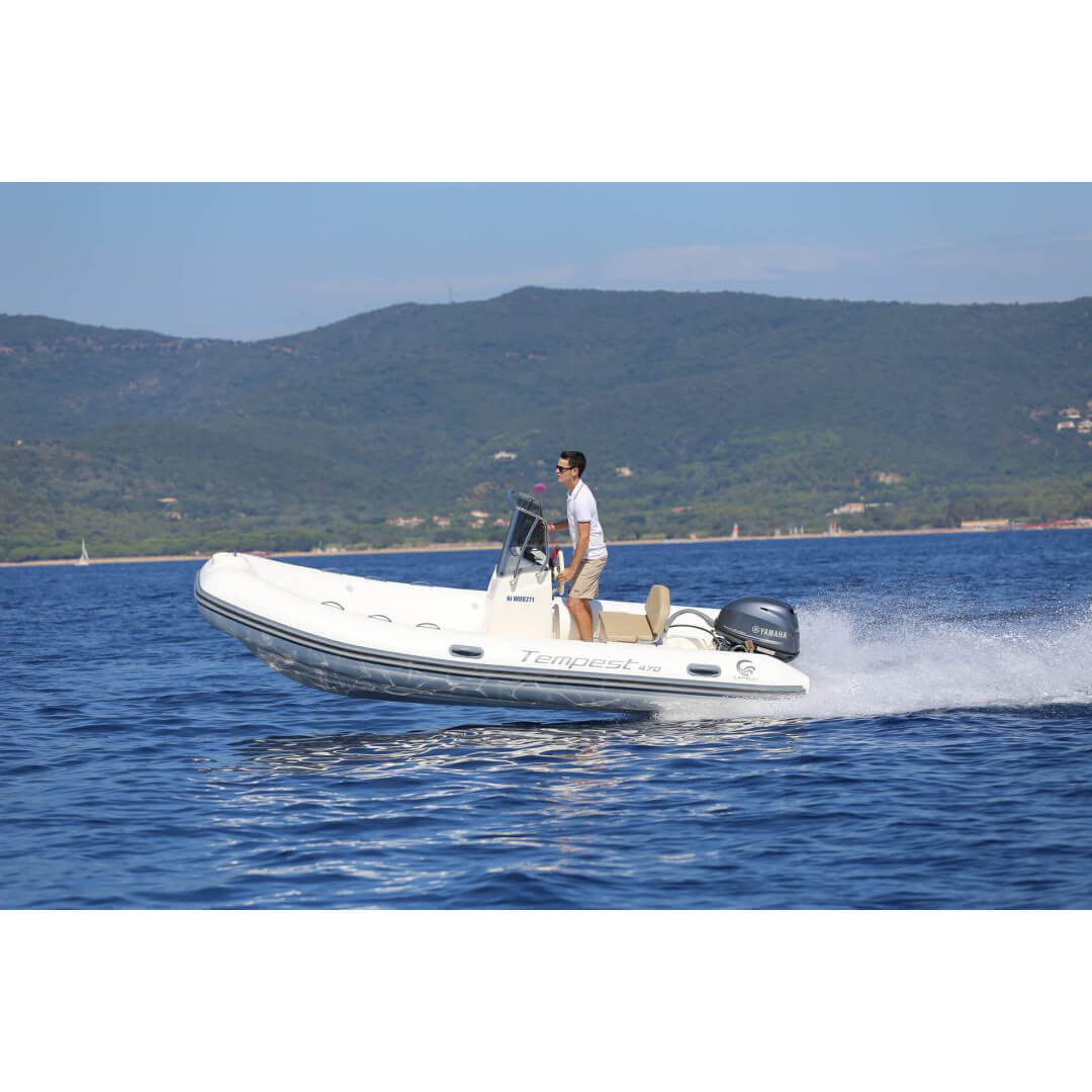RIB - Top LINE - 470 Sun - Siyah Karbon Doku - Bakır Döşeme (Standart ...