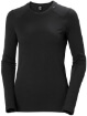 HH W LIFA MERINO MIDWEIGHT CREW - Kadın - Black Görseli