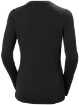 HH W LIFA MERINO MIDWEIGHT CREW - Kadın - Black Görseli