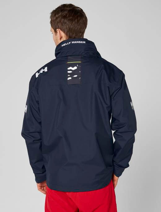 HH CREW HOODED MIDLAYER JACKET - Erkek - Navy | East Marine