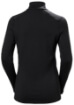 HH W LIFA MERINO MIDWEIGHT 1/2 ZI - Kadın - Black Görseli