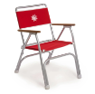 Katlanır Sandalye - Standart - Tik Kolçak - Kırmızı Görseli