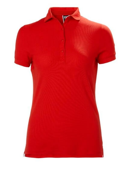 HH W CREWLINE POLO - Kadın - Alert Red Görseli