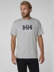 HH HH LOGO T-SHIRT - Erkek - Grey Melange Görseli