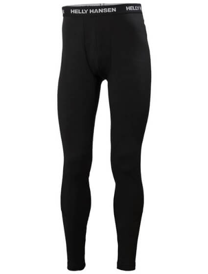 HH LIFA MERINO MIDWEIGHT PANT - Erkek - Black Görseli