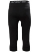 HH LIFA MERINO MIDWEIGHT 3/4 PANT - Erkek - Black Görseli