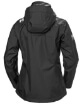 HH W CREW HOODED JACKET - Kadın - Jet Black Görseli