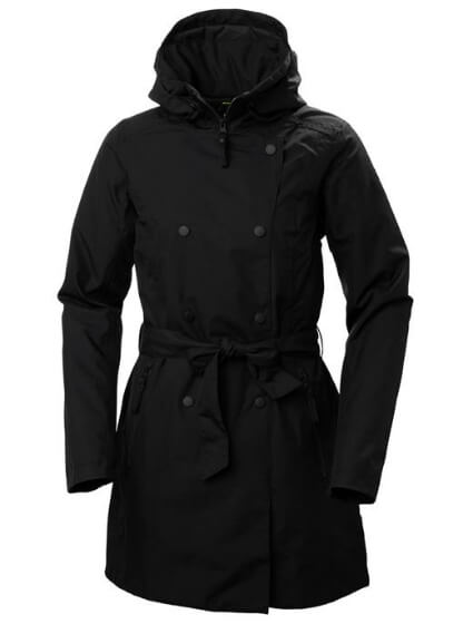 HELLY HANSEN W WELSEY II TRENCH INSULATED - Kadın - Black Görseli