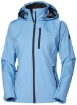 HELLY HANSEN  W CREW HOODED JACKET - Kadın - Bright Blue Görseli