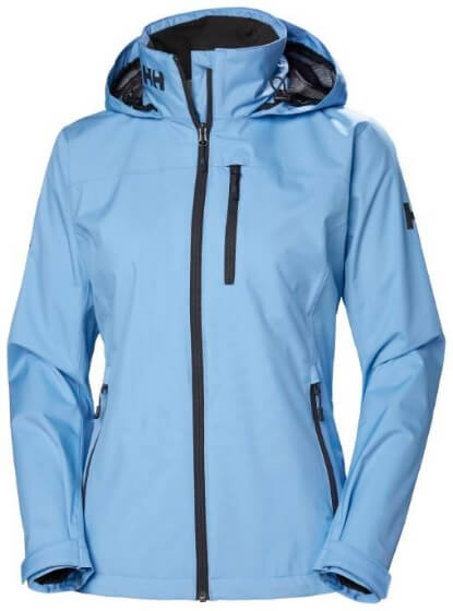 HELLY HANSEN  W CREW HOODED JACKET - Kadın - Bright Blue Görseli