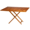 Katlanır Masa - Tik - Kapalı: 120x40 cm - Açık: 120x80 cm Görseli