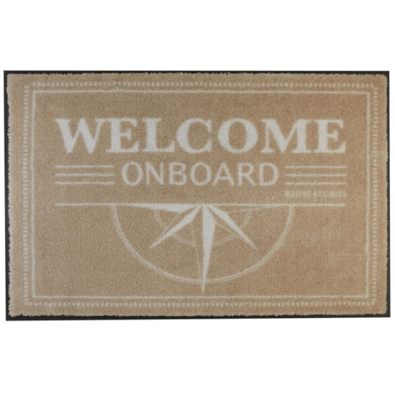 Paspas - Welcome on Board - Brown - 70x50 cm Görseli