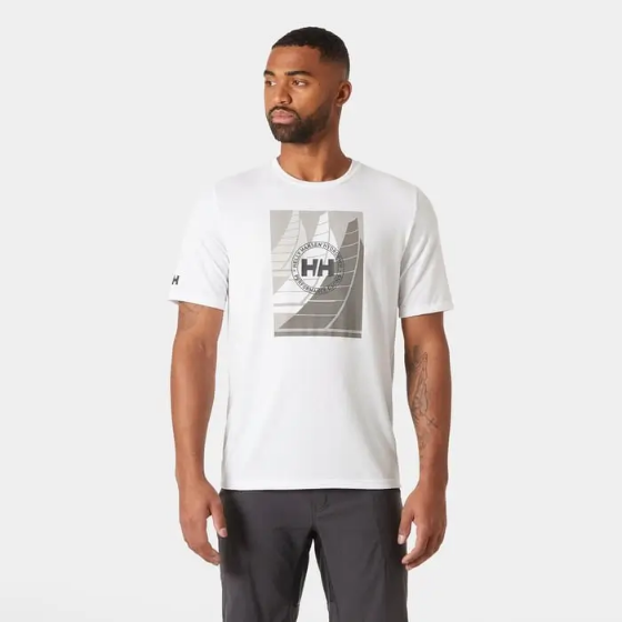 T-Shirt - Erkek - Hp Race Graphic - White Görseli