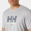 T-Shirt - Erkek - HH Tech Graphic 2.0 - Grey Fog Görseli