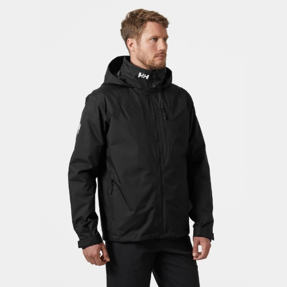 HELLY HANSEN CREW HOODED MIDLAYER MONT 2 - Erkek - Black Görseli