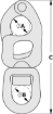 TYLASKA TY1016S T16 STANDART BAIL SHACKLE Görseli