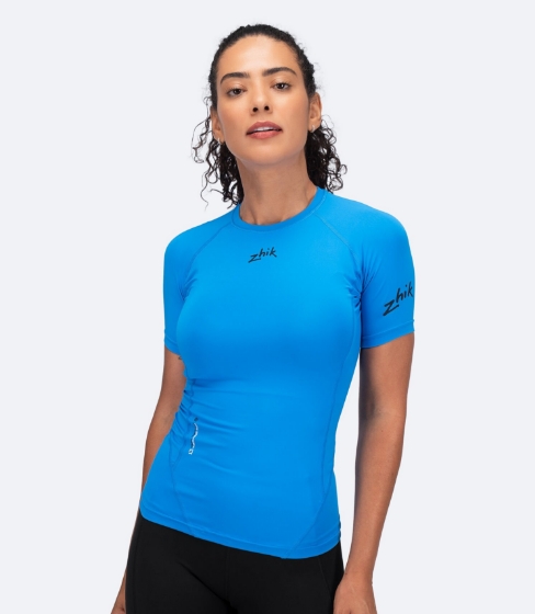 Eco Spandex UPF50+ Kısa Kollu Rash Guard Kadın Görseli