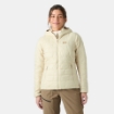 HELLY HANSEN W LIFALOFT DOLGULU KAPÜŞONLU MONT - Kadın - Cream Görseli
