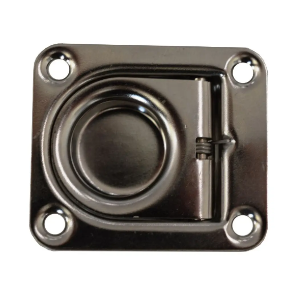 Kapak Tutamağı - Yaylı - Paslanmaz Çelik - 65 x 56mm Görseli