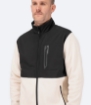 Hybrid Fleece Ceket Beyaz Görseli