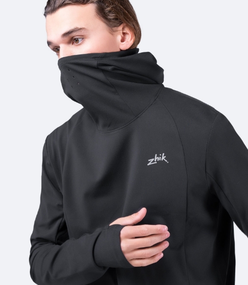 ZhikMotion™ UPF50+  Uzun Kollu Kapüşonlu Üst Erkek Görseli