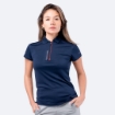 UVActive™ Fermuarlı Spor Polo Lacivert Görseli